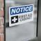 Signmission First Aid Cabinet Sign With Symbol, 7 in W x Rectangle, Vinyl Decal OS-2PACK-NS-D-57-L-12728 - alternate 2